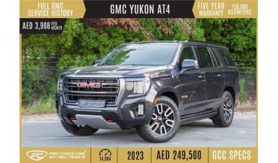 GMC Yukon AED 3,908/month 2023 GMC YUKON AT4 | WARRANTY AND SERVICE CONTRACT FREE COMPREHENSIVE INSURANCE | G4