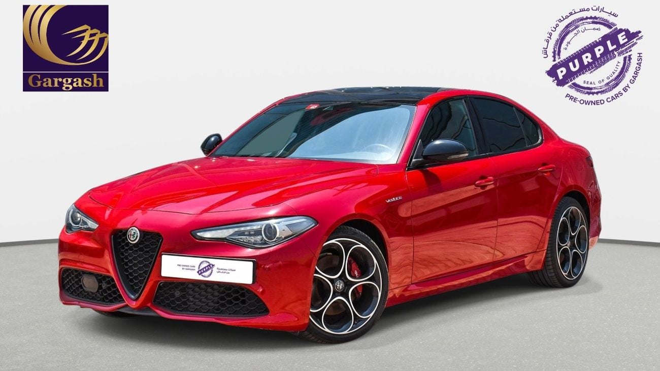 Alfa Romeo Giulia VELOCE | 2022 | Special Offer | 18-30 Sep | Gargash Warranty & Service | Free insurance | Finance from 0.9