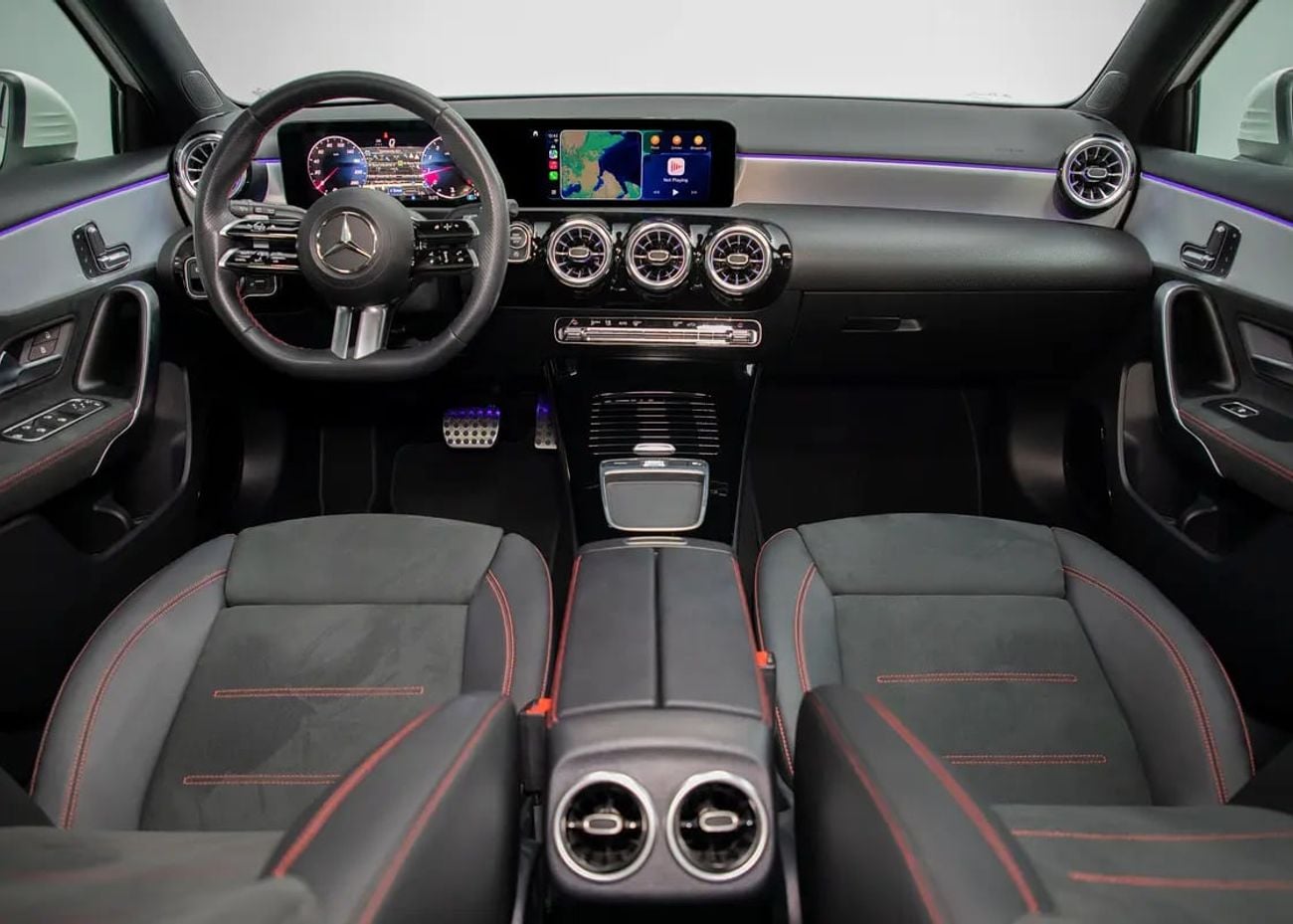 Mercedes Benz A 200 AMG 0% Down Payment Available • Mercedes Warranty + Service Package • FDSH • GCC