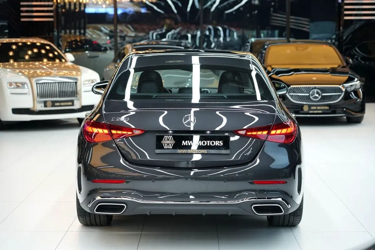 مرسيدس بنز C 200 PREMIUM PLUS GCC 0km | Agency Warranrty | AMG Package