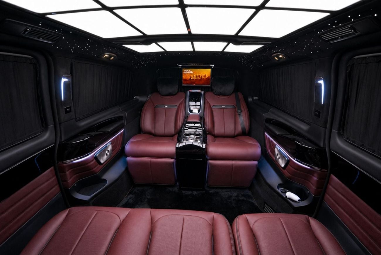 Mercedes Benz V300 VLINE VIP EDITION NEW ARRIVAL 2026 MODEL VIP MERCEDES GCC V300 with ADDITIONAL REAR AC - 2 Years Warranty by VLINE