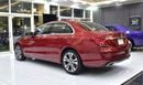 مرسيدس بنز C 300 STANDARD عرض ممتاز لسيارة مرسيدس بنز C300 4Matic (موديل 2021) باللون الأحمر وبمواصفات أمريكية