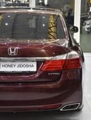 هوندا أكورد EX عرض ممتاز على سيارة هوندا أكورد i-Vtec (موديل 2016) باللون العنابي بمواصفات خليجية