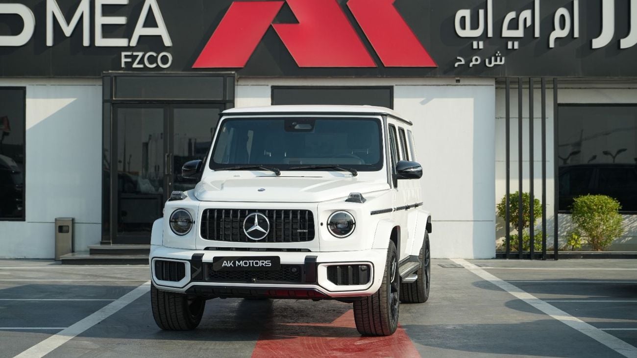 مرسيدس بنز G 63 AMG STANDARD PEARL WHITE 2026MY Export Only