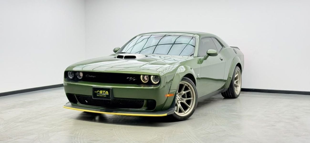 دودج تشالينجر RT SCAT PACK WIDE BODY 2023 Dodge Challenger R/T Scat Pack, Agency Warranty+Full Service History, GCC Specs.