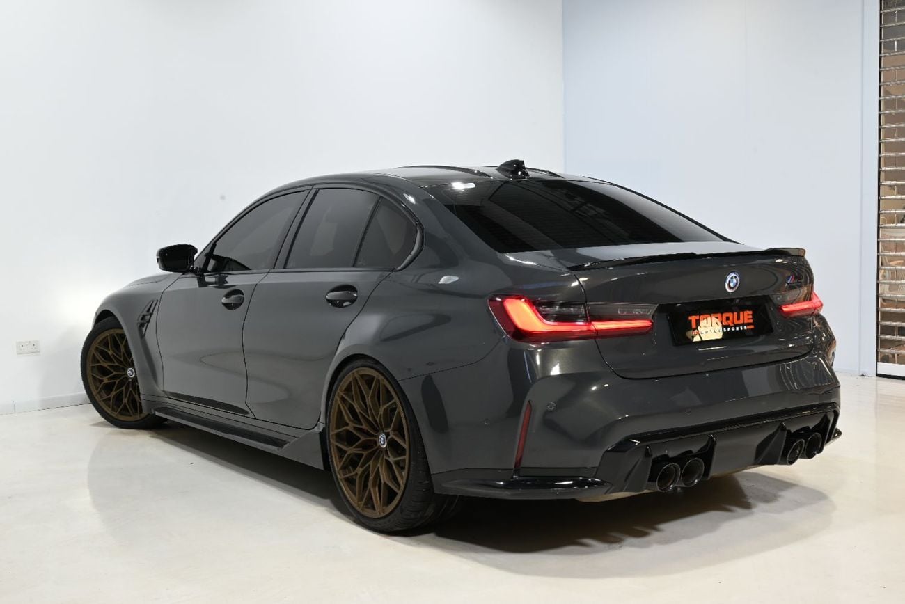 بي أم دبليو M3 كومبيتيشن سيارة BMW M3 كومبيتشن موديل 2021، سجل صيانة كامل، ضمان لمدة عام، عداد كيلومترات منخفض
