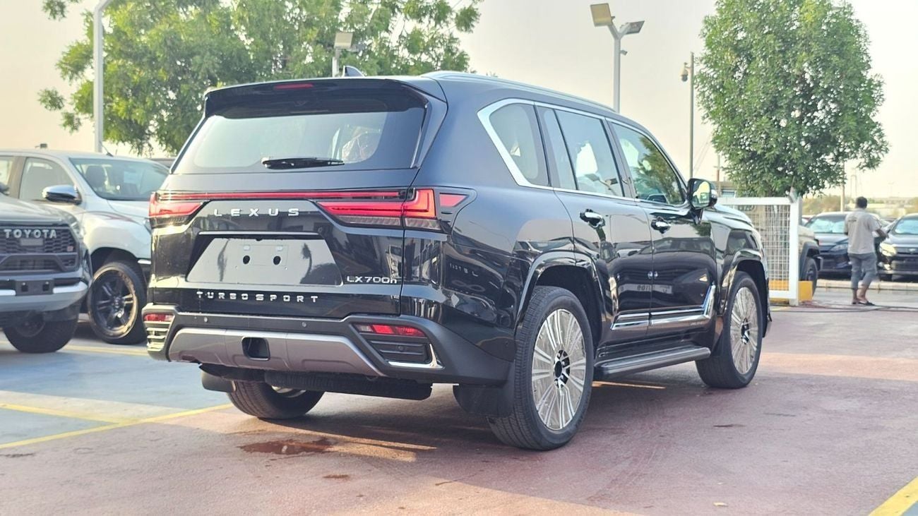 لكزس LX 700h SIGNATURE Lexus LX700h 4WD hybrid SUV 3.5L twin-turbo V6 E2026 MODEL BLACK-/RED BLACK INTERIOR AUTOPARK