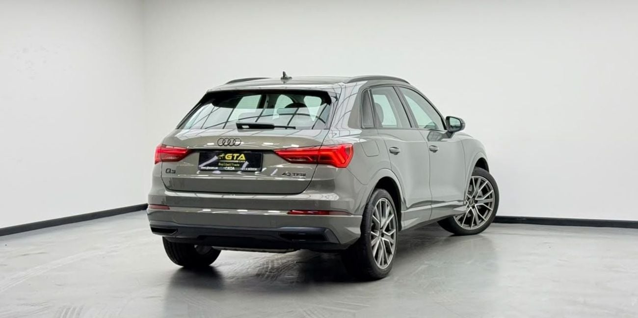 Audi Q3 40 TFSI PROGRESS BLACK 2024 Audi Q3 40 TFSI Quattro, 2029 Audi Warranty + Service Pack, Very Low Km, Fully Loaded, GCC