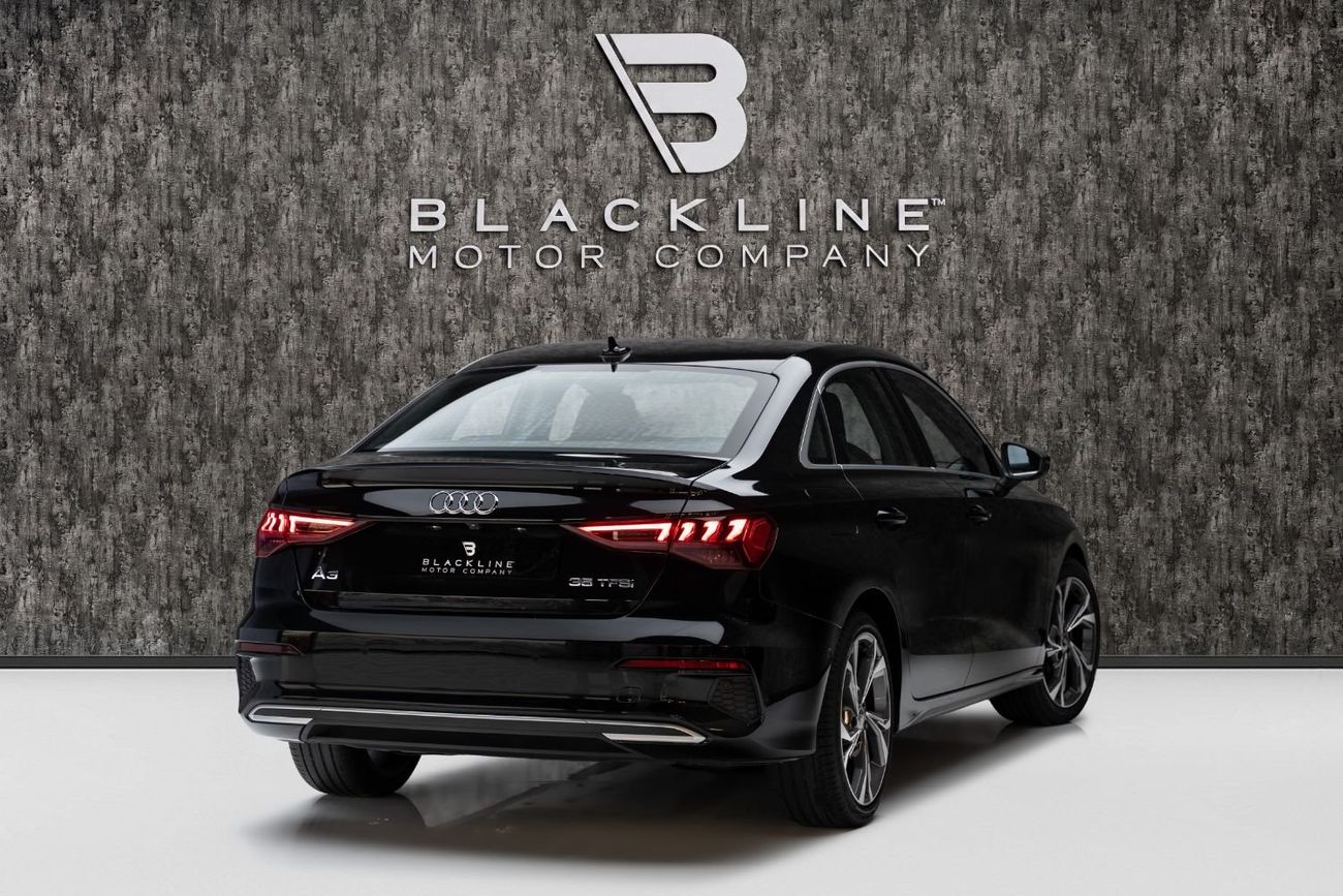 Audi A3 35 TFSI ADVANCED BUY NOW, PAY LATER | THE BLACKLINE STANDARD | 2028 Audi Warranty and Service Contract