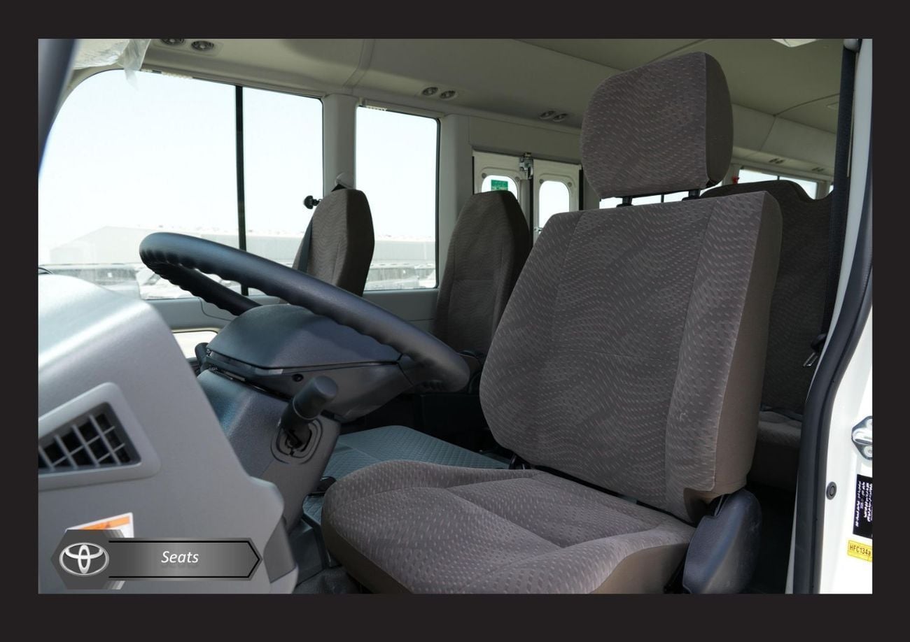 تويوتا كوستر TOYOTA COASTER 2.8L 23-STR H/R MID A/T DSL 2025 Export Only