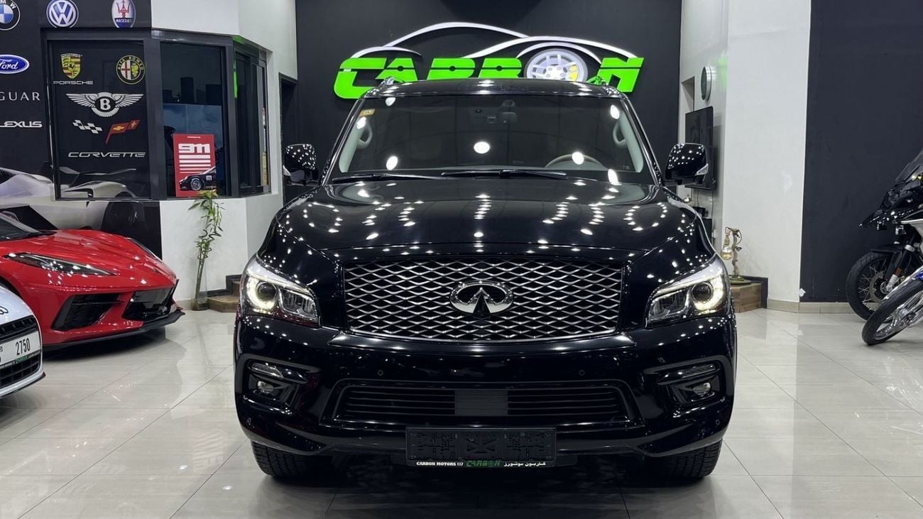 Infiniti QX80 LUXURY Infiniti QX80 2015 VERY LOW MILAGE GCC FULL DEALER SERVICE HISTORY