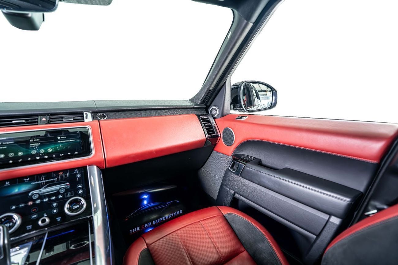 Land Rover Range Rover Sport AUTOBIOGRAPHY DYNAMIC GCC-22 Inch Rims-Black Contracting Roof-Red Interior