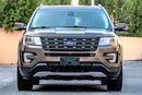 Ford Explorer Platinum 2016 GCC under Agency Warranty with Zero Down-Payment.