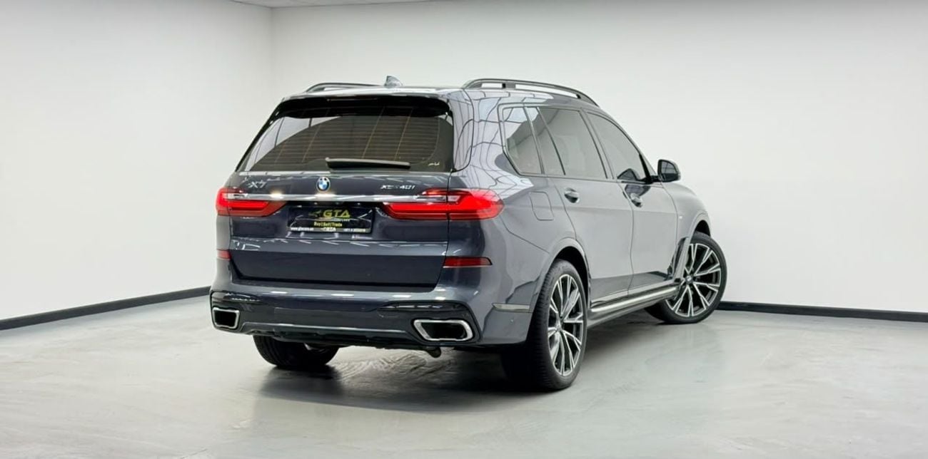 بي أم دبليو X7 40i M SPORT بي إم دبليو X7 xDrive40i M-Sport موديل 2020، مع ضمان، وسجل صيانة كامل لدى بي إم دبليو، 7 مقاعد، كامل