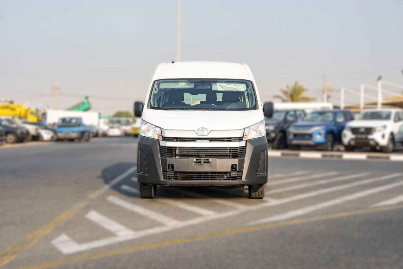 تويوتا هاياس DX Toyota Hiace High Roof Black Bump 3.5l A/T White color 2026 Model