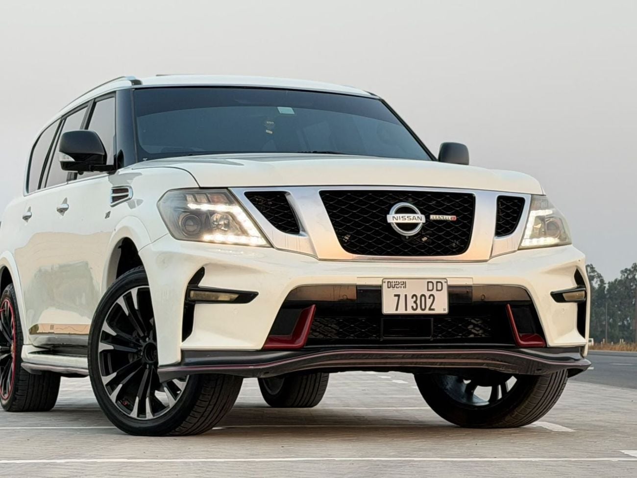 Nissan Patrol NISMO Full option, number one, sunroof, 5 cameras, portable, fully upgraded
