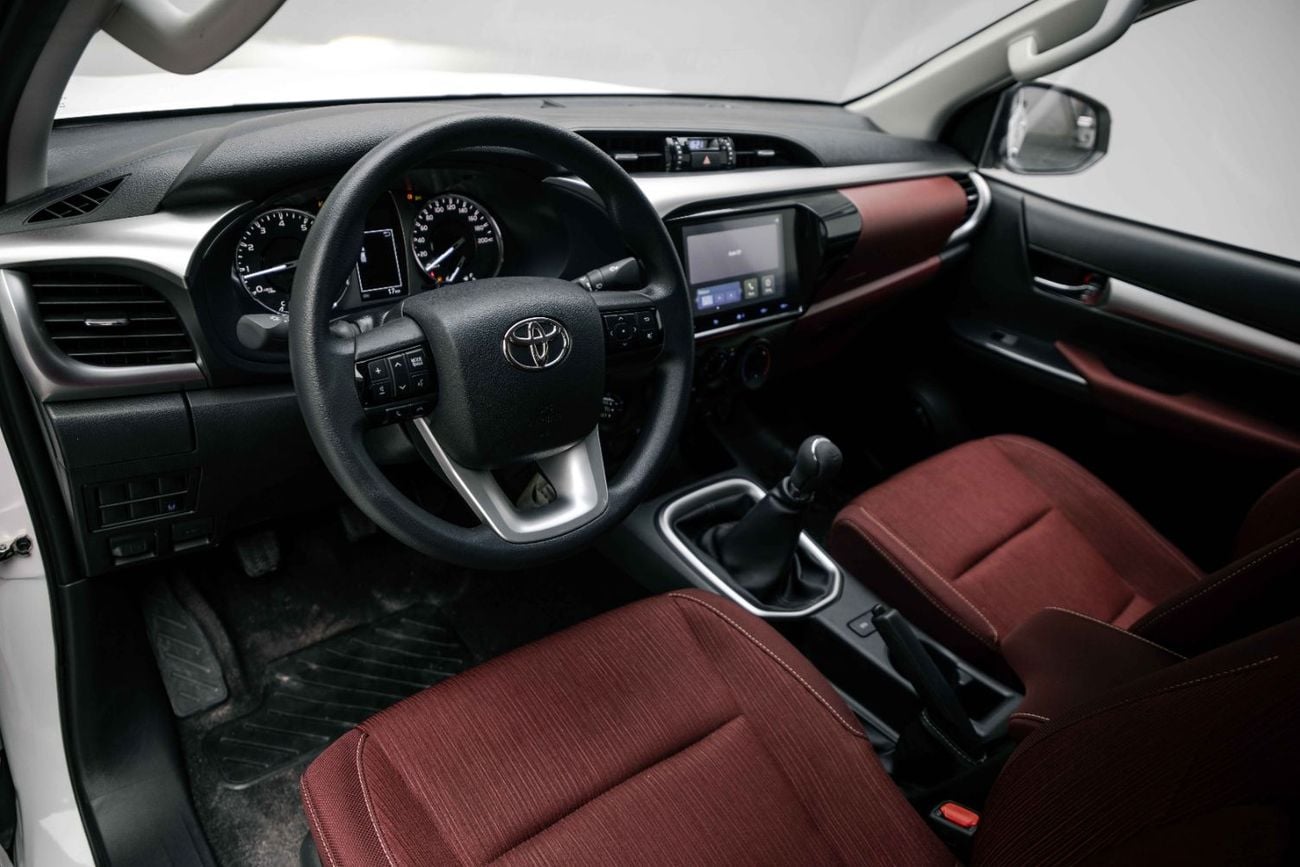 Toyota Hilux GLX 2.7L - Super White Inside Red | Export Only