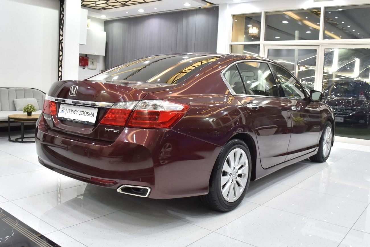 هوندا أكورد EX عرض ممتاز على سيارة هوندا أكورد i-Vtec (موديل 2016) باللون العنابي بمواصفات خليجية