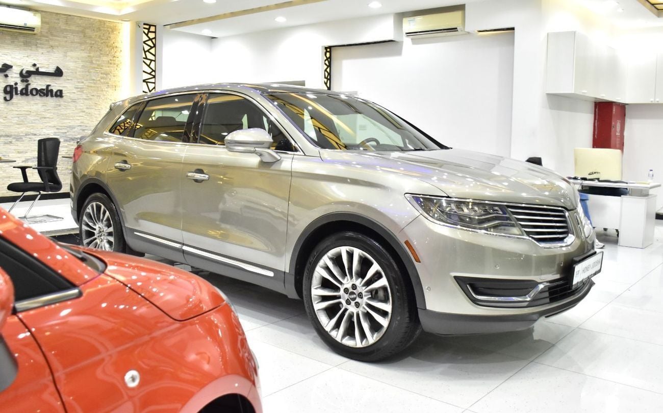 Lincoln MKX RESERVE EXCELLENT DEAL for our Lincoln MKX 2.7 ECOBoost AWD ( 2016 Model ) in Beige Color GCC Specs