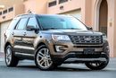 Ford Explorer Platinum 2016 GCC under Agency Warranty with Zero Down-Payment.