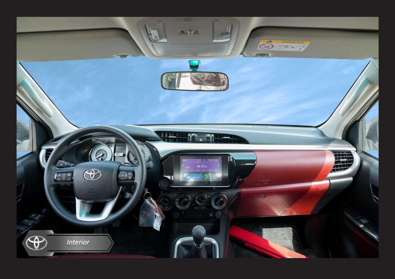تويوتا هيلوكس GLX TOYOTA HILUX 2.7L 4X4 GLX D/C MID(i) M/T PTR