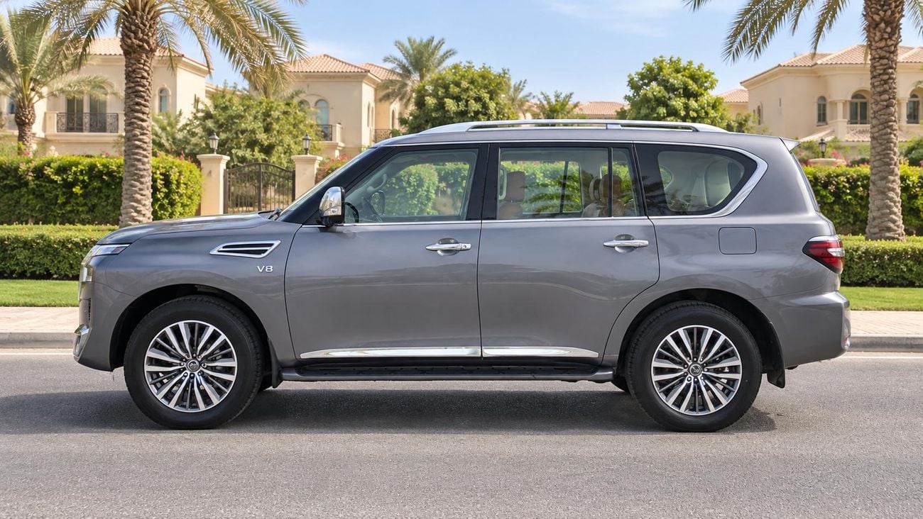 Nissan Patrol LE PLATINUM CITY 2021 | AED 2349/Month | 0 DP | 30 Day Return | Warranty | Service History