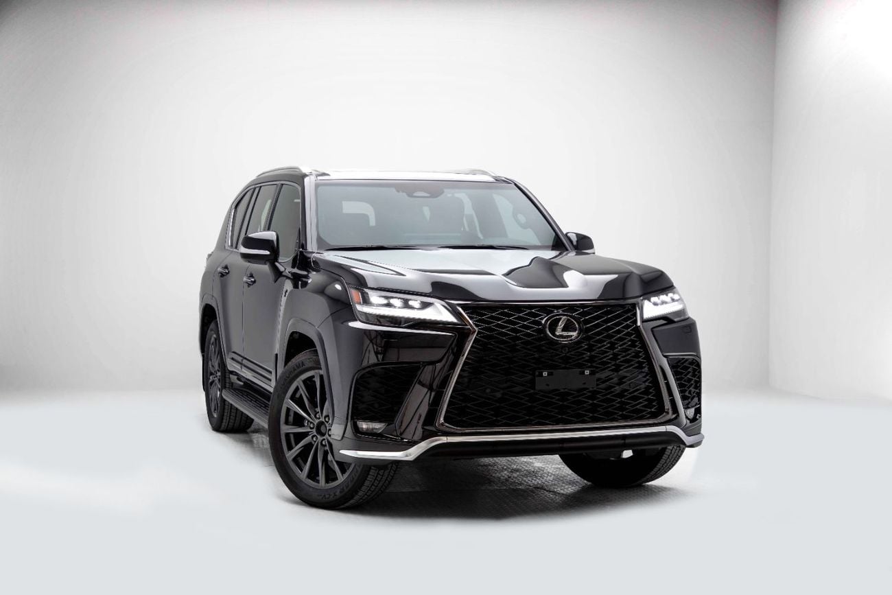 Lexus LX600 F SPORT 3.5L - Graphite Black Inside Flair Red | Export Only
