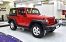 Jeep Wrangler SPORT EXCELLENT DEAL for our Jeep Wrangler Sport ( 2017 Model ) in Red Color GCC Specs