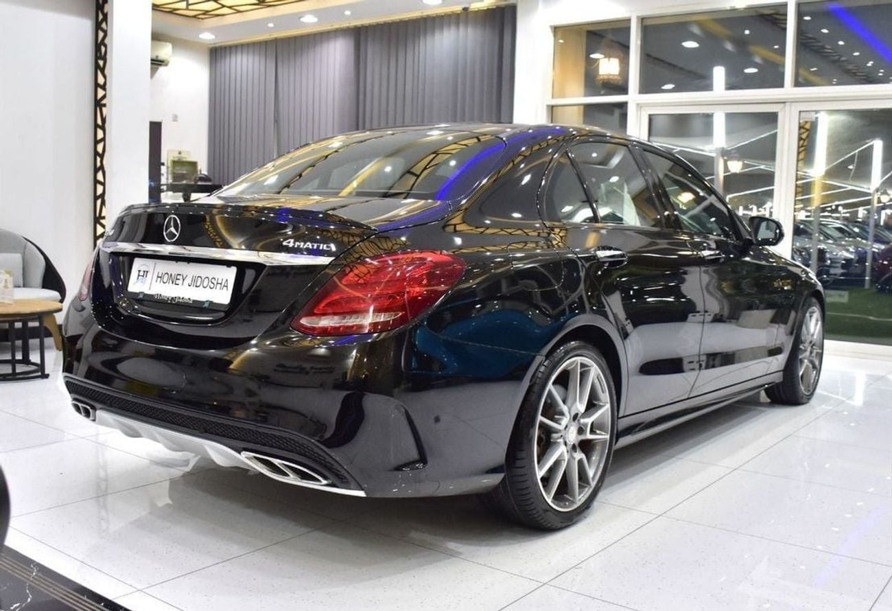 Mercedes Benz C450 EXCELLENT DEAL for our Mercedes Benz C450 4Matic ( 2016 Model ) in Black Color GCC Specs