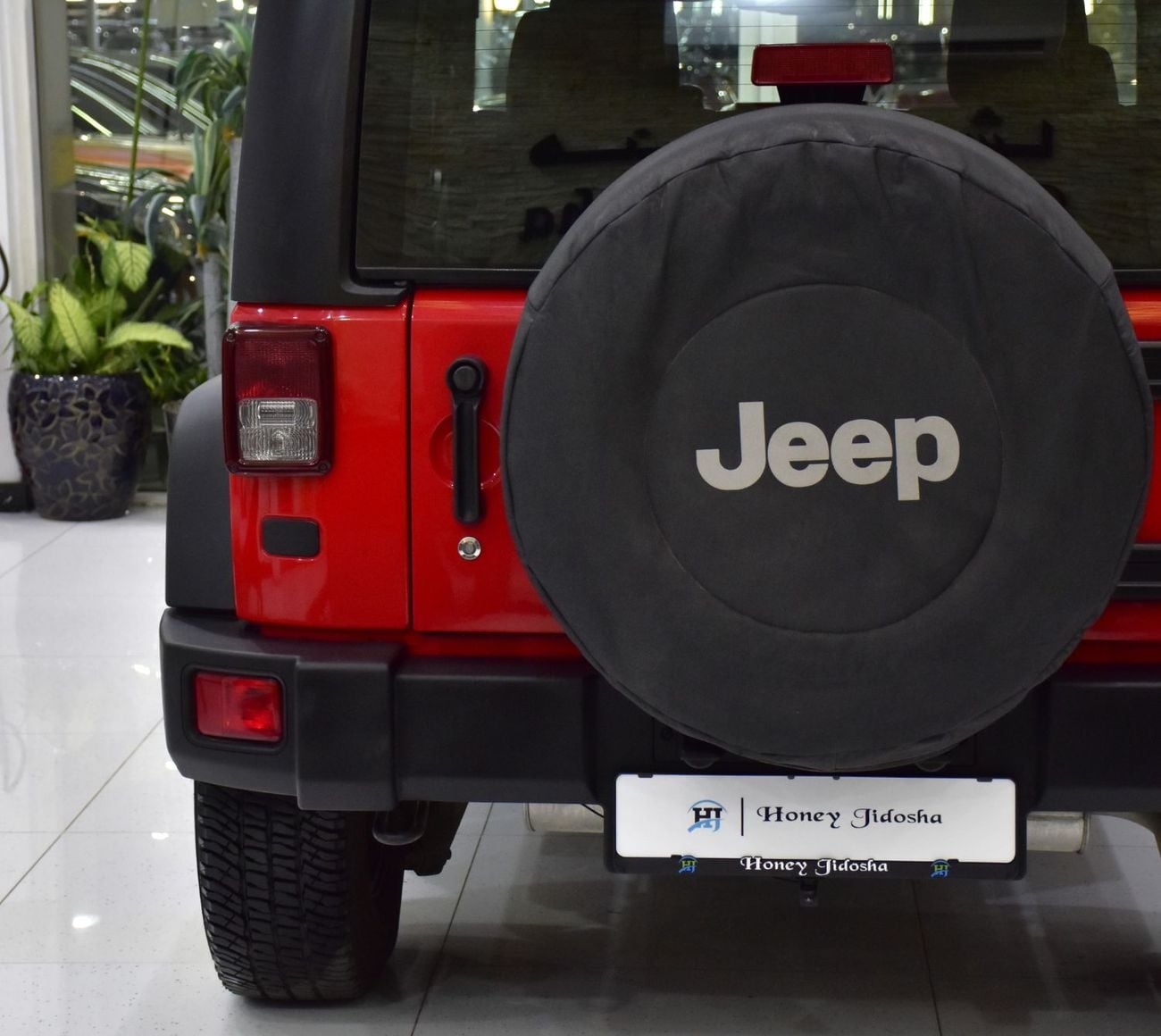 Jeep Wrangler SPORT EXCELLENT DEAL for our Jeep Wrangler Sport ( 2017 Model ) in Red Color GCC Specs