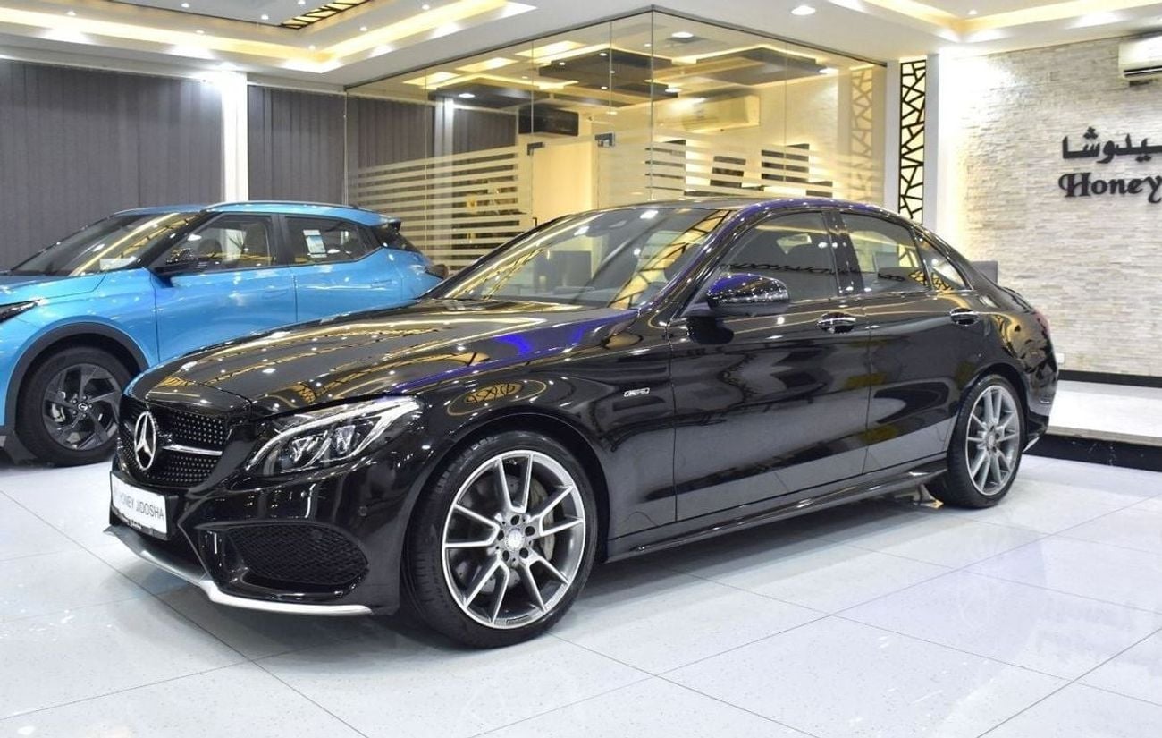Mercedes Benz C450 EXCELLENT DEAL for our Mercedes Benz C450 4Matic ( 2016 Model ) in Black Color GCC Specs