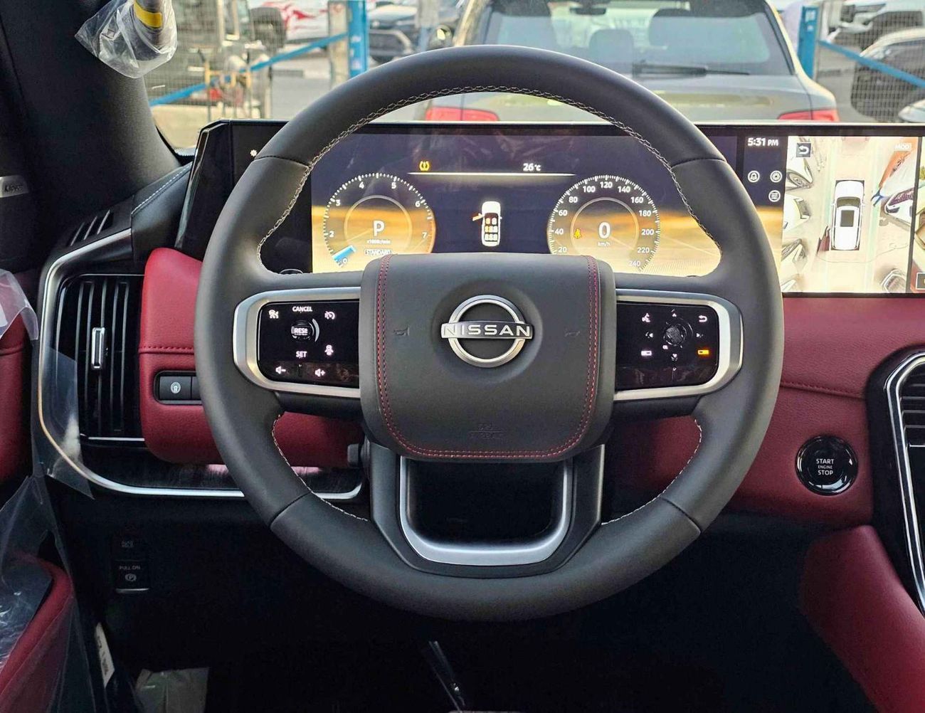 Nissan Patrol SE PLATINUM CITY 3.8L V6 / PWR SEATS, 360* CAMERA, HEADUP DISPLAY / CODE # SE PLATINUM