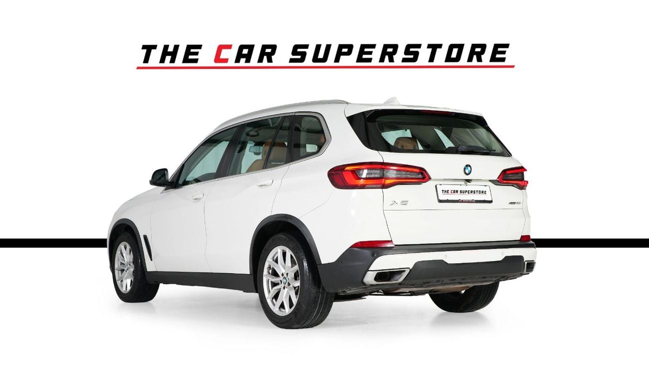 BMW X5 40i EXCLUSIVE 40i X-Drive-GCC-BMW Full Service History-Mint Condition-Pearl White