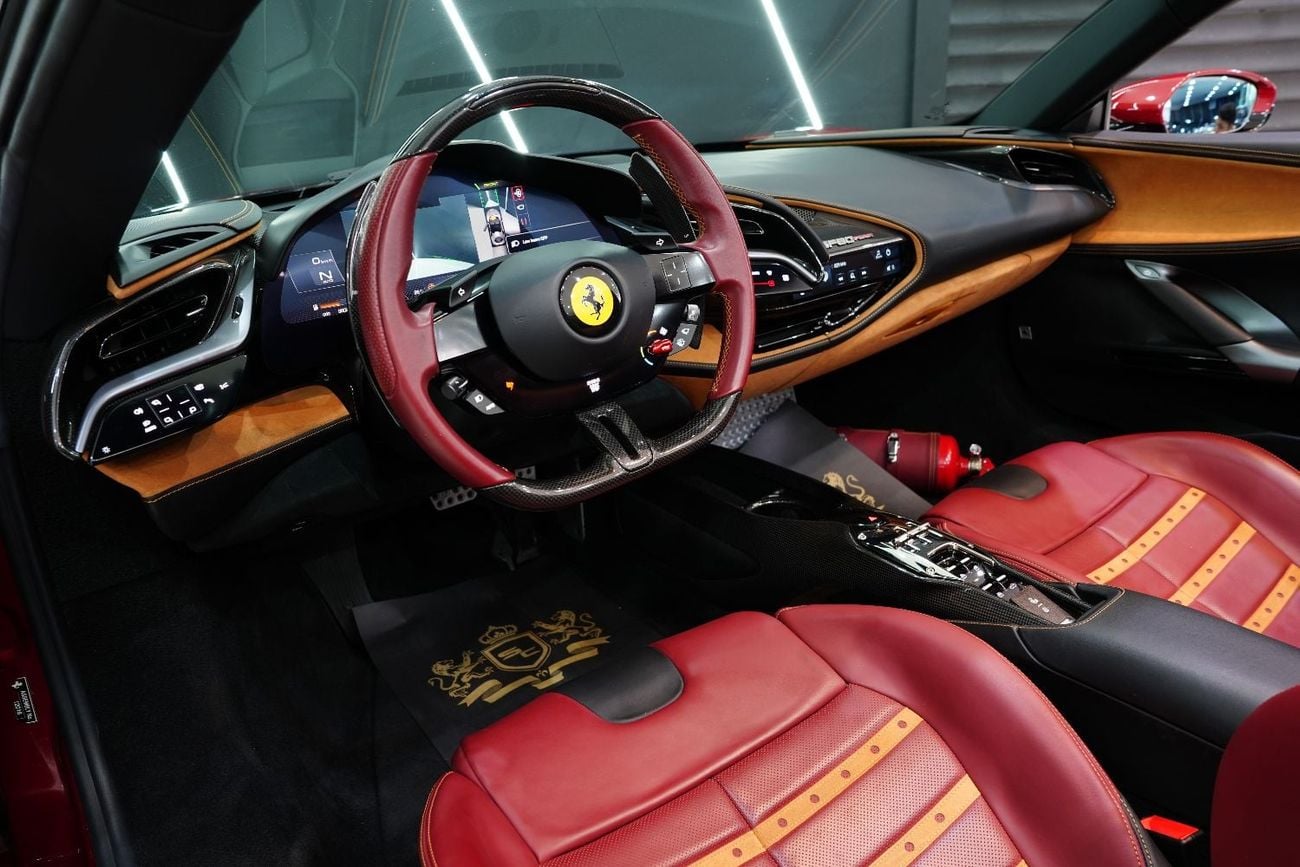 Ferrari SF90 SPIDER ADAS Full Pack, Carbon Fiber Pack, Daytona Seats, Dealer Warr + Serv!!