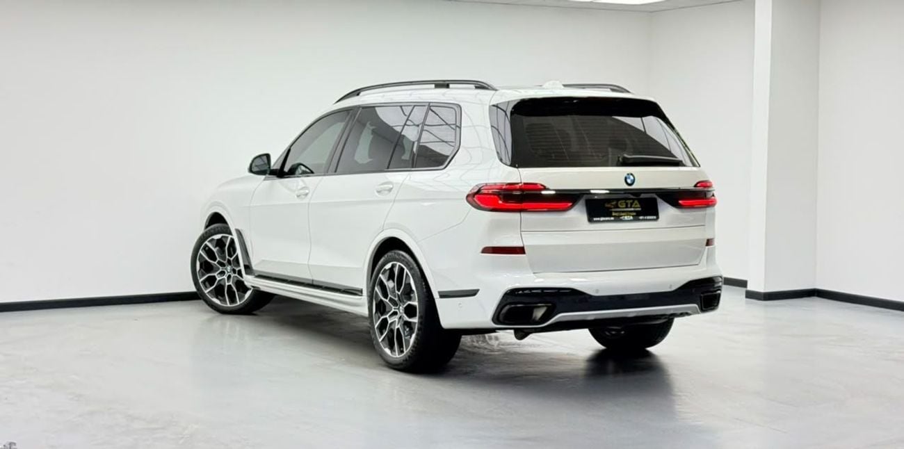 بي أم دبليو X7 XDRIVE40i لوكس M SPORT PACKAGE بي إم دبليو X7 xDrive40i M-Sport موديل 2024، ضمان بي إم دبليو + باقة خدمة 2029، سجل صيانة كامل من بي