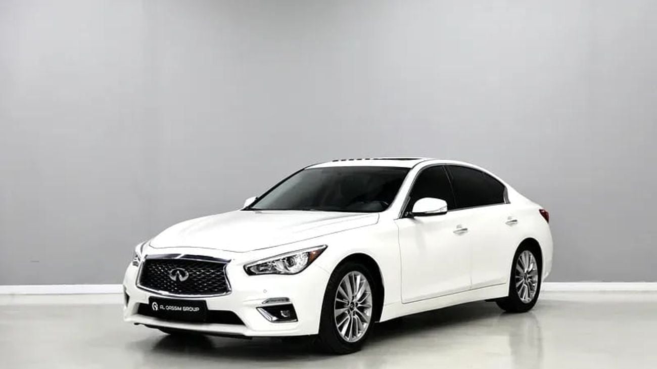 Infiniti Q50 LUXE GCC | Infiniti Q50 | 1,150 AED Monthly | Free Insurance + Registration | V6 3.0L Ref#M460243
