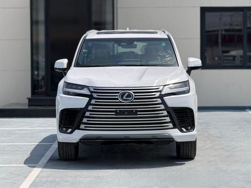 لكزس LX 700h SIGNATURE لكزس LX 700 هايبرد، نظام ركن آلي، أبيض/بيج.