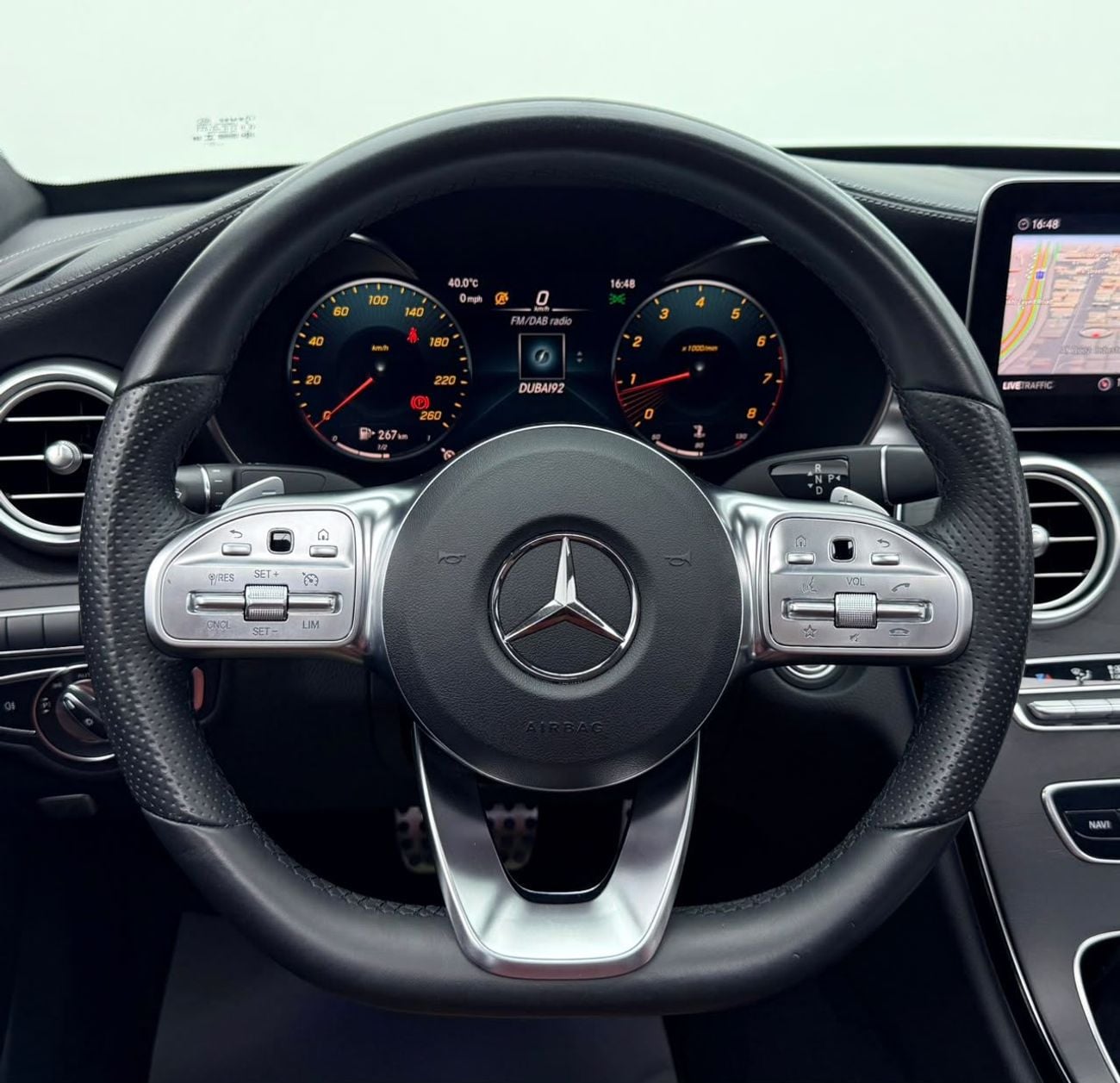 Mercedes Benz C200 STANDARD 2021 Mercedes Benz C200 AMG, Warranty, Full Service History, Fully Loaded, Excellent Condition, GCC