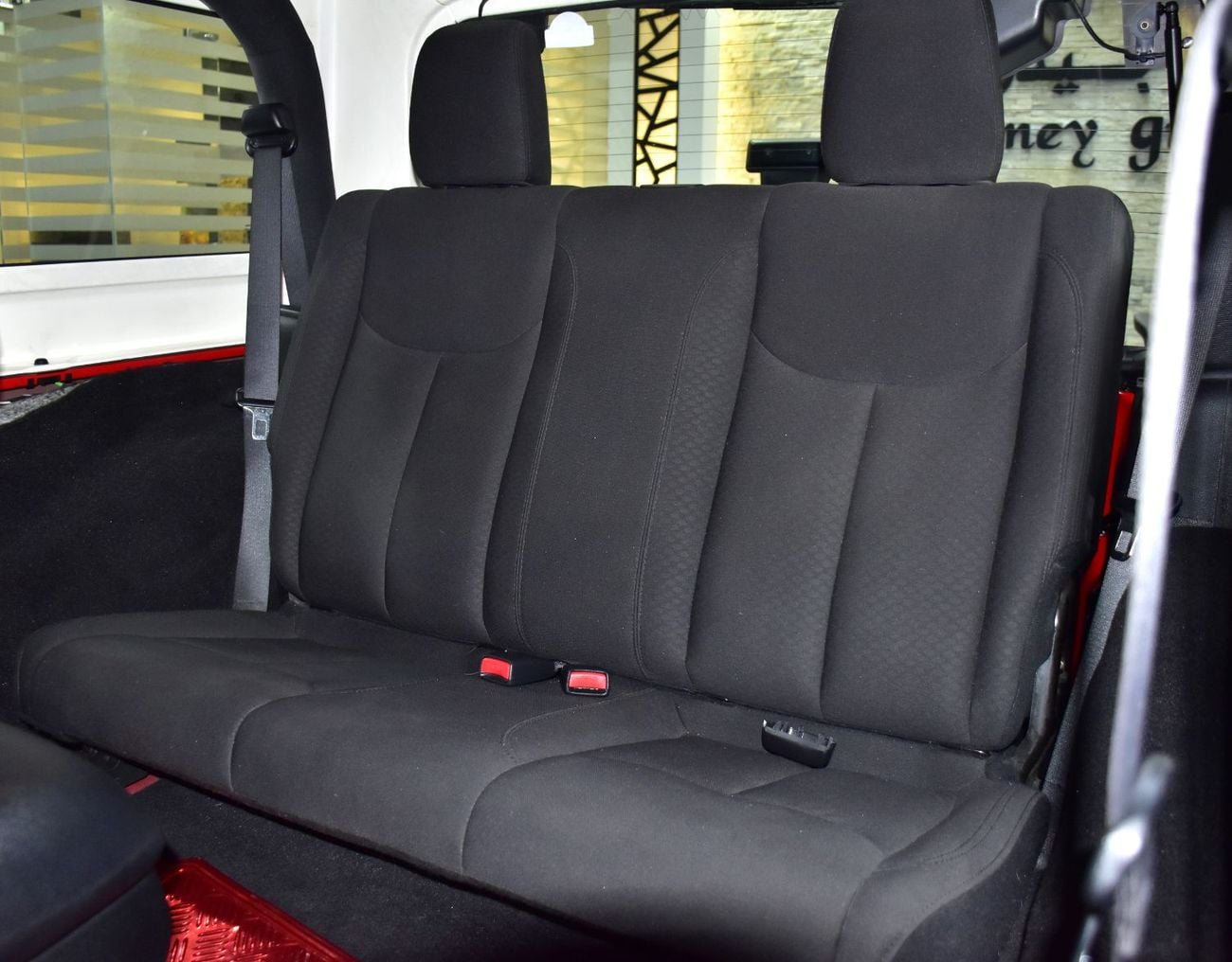 Jeep Wrangler SPORT EXCELLENT DEAL for our Jeep Wrangler Sport ( 2017 Model ) in Red Color GCC Specs