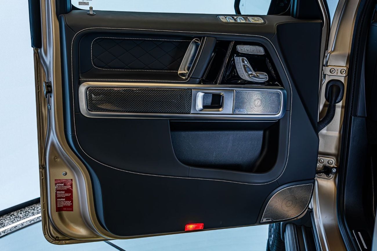 Mercedes Benz G63 AMG STANDARD Double Night Package | MANUFAKTUR Kalahari Gold Magno | GCC Specs | Gargash Warranty