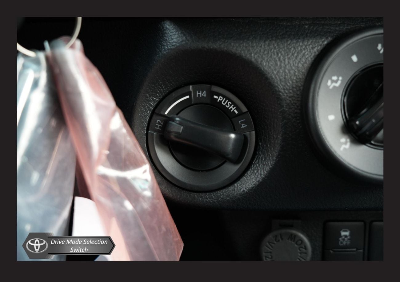 تويوتا هيلوكس GLX TOYOTA HILUX 2.7L 4X4 GLX D/C MID(i) M/T PTR