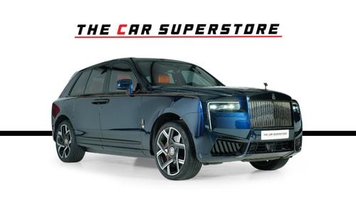 Rolls Royce Cullinan BLACK BADGE Series II Black Badge-GCC-AGMC Warranty & Service Contract-VIP Seats-Mandarin Interior