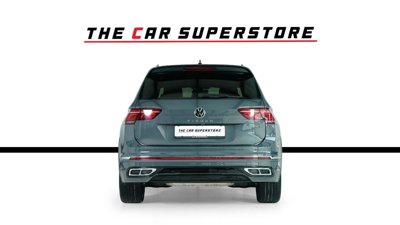 Volkswagen Tiguan R-LINE PLUS-GCC-Al Nabooda Full Service History-1 Owner-Leather Interior