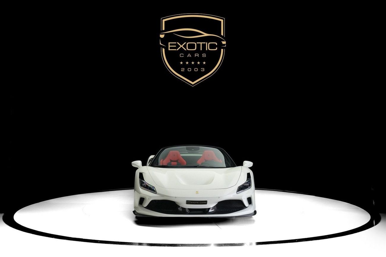 فيراري ف ٨ سبيدر STD (3.9L · 8 Cyl · Automatic · Petrol · Convertible · Rear Wheel Drive · 2 Seats · 2 Door)