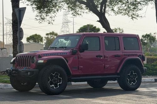 جيب رانجلر RUBICON جيب رانجلر روبيكون 4XE 2021 هايبرد كاملة المواصفات بحالة ممتازة وعداد كيلومترات منخفض