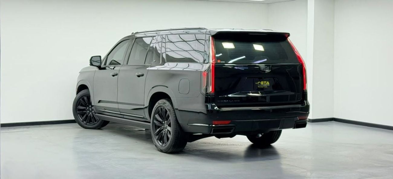 كاديلاك إسكالاد SPORT PLATINUM 2024 Cadillac Escalade Black Edition, 2028 Cadillac Warranty, Pilot Seats, GCC