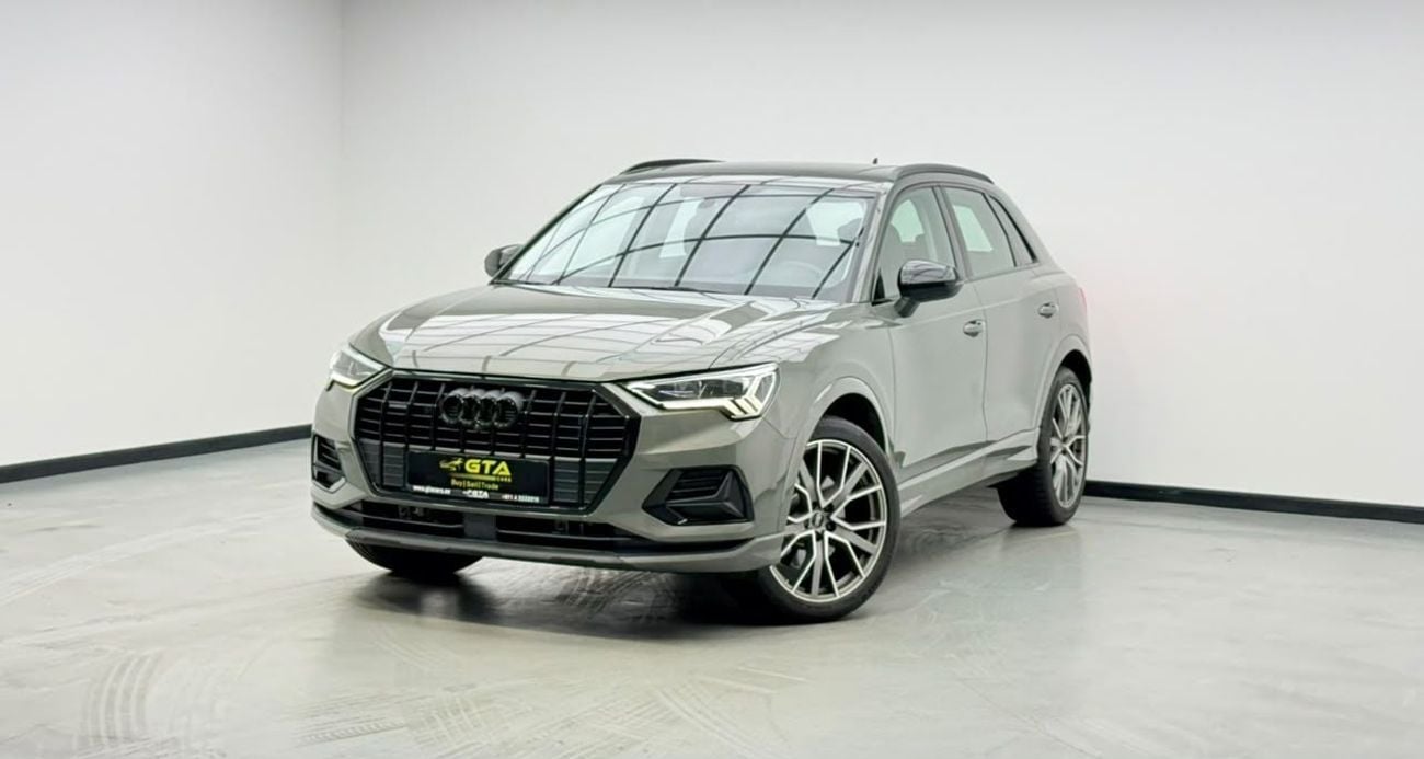 Audi Q3 40 TFSI PROGRESS BLACK 2024 Audi Q3 40 TFSI Quattro, 2029 Audi Warranty + Service Pack, Very Low Km, Fully Loaded, GCC