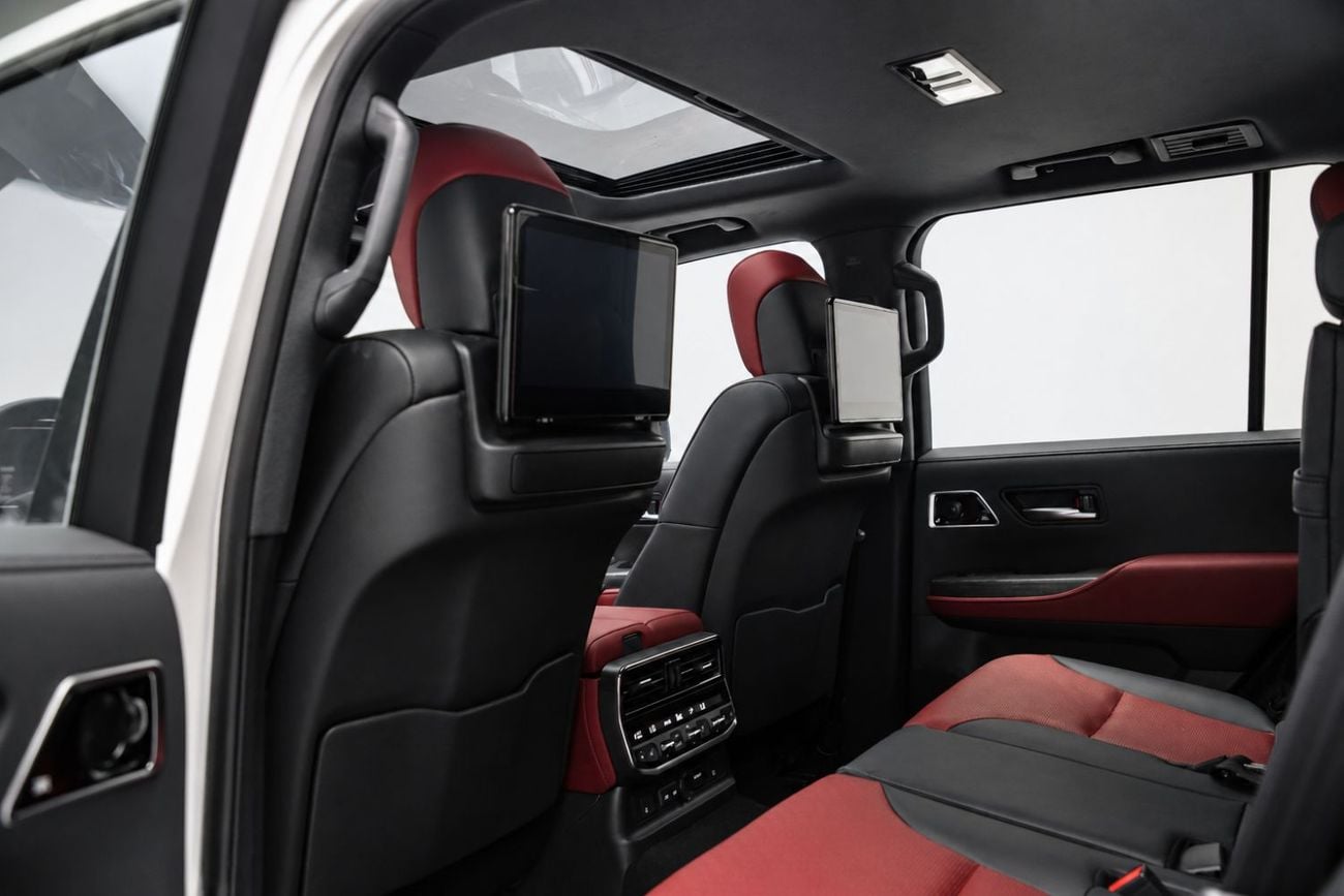 Toyota Land Cruiser GR SPORT 3.5L - Precious White Pearl Inside Black & Red | Export Only