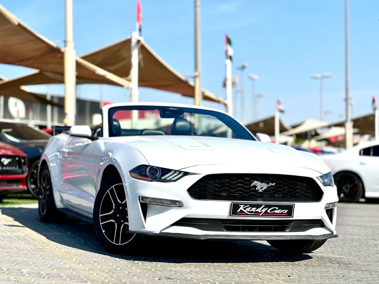 Ford Mustang ECOBOOST CONVERTIBLE Convertible | Monthly 1300/- | 0% DP | Fog Lights | Blindspot | # 05660