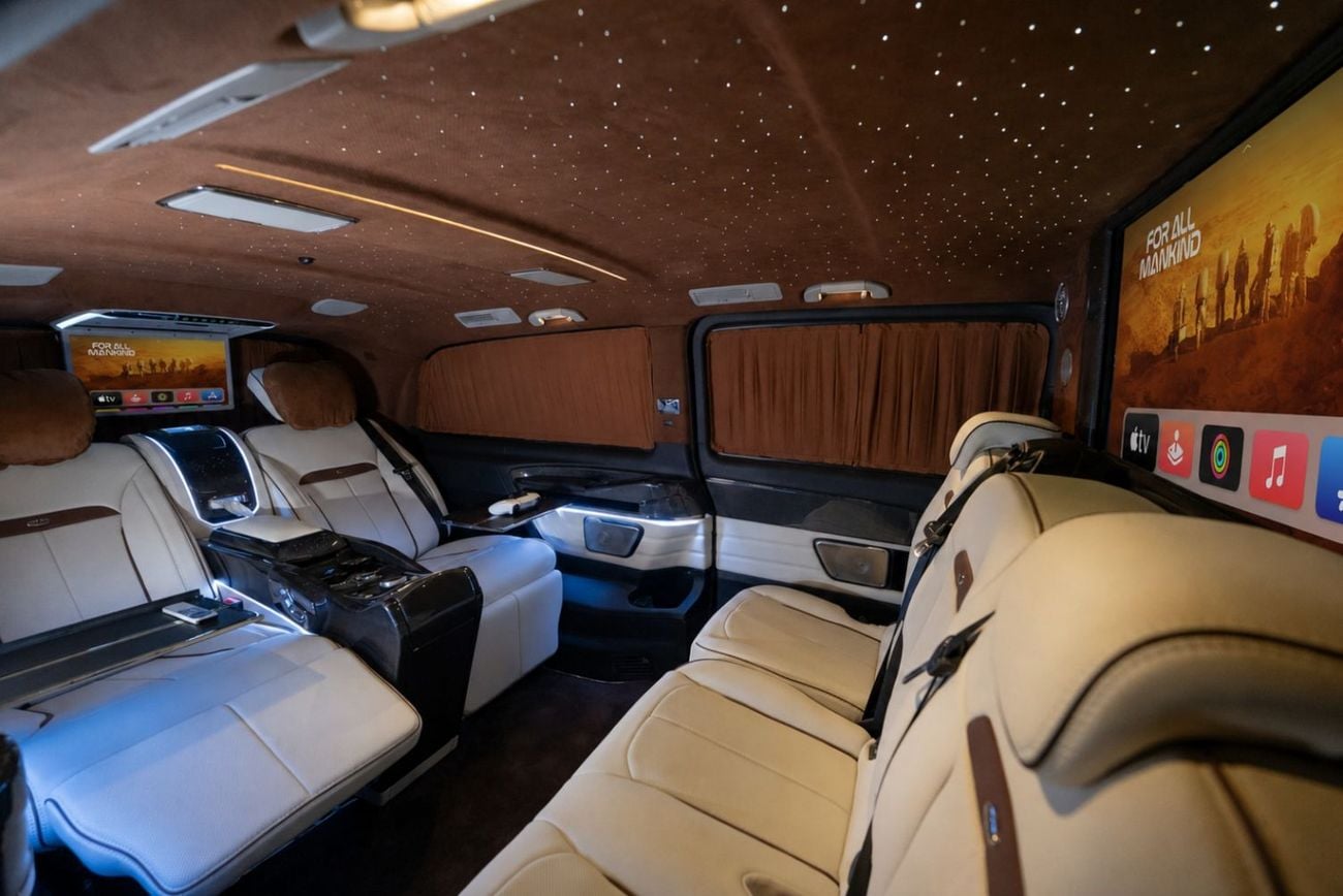 Mercedes Benz V300 VLINE VIP EDITION NEW ARRIVAL 2026 MODEL VIP MERCEDES GCC V300 with ADDITIONAL REAR AC - 2 Years Warranty by VLINE